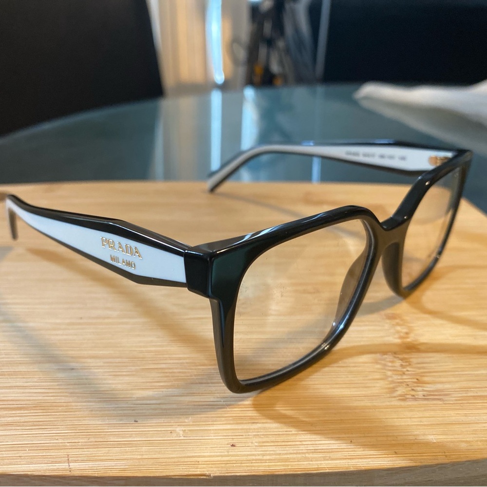 Brand New PR B03V Prada Black and White Men's Glasses